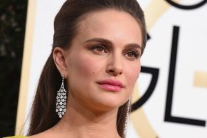 Natalie Portman at the 74th annual Golden Globe Awards earlier this week. 