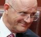 LDP Senator David Leyonhjelm and Senator Pauline Hanson in discussion during debate on the Racial Discrimination Law ...