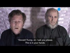 Taliban release video showing American, Australian captives