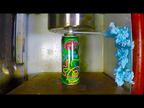 Hydraulic Press | Silly String | PressTube