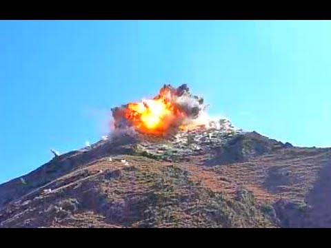 HUGE JDAM BOMB STRIKES TALIBAN POSITION