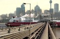 A mock-up by Shell of a floating LNG facility at Port Botany, south of Sydney.