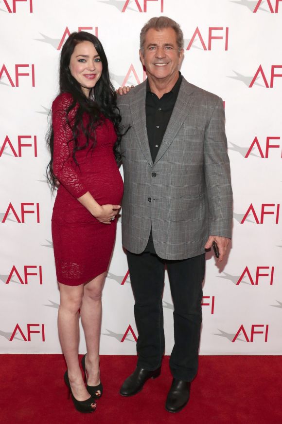 Rosalind Ross and Mel Gibson attend the 17th Annual AFI Awards at Four Seasons Hotel Los Angeles at Beverly Hills on ...