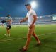 Smart casual: Chris Lynn takes it easy while the Brisbane Heat take on the Perth Scorchers at the Gabba.