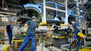 Inside the Czech Hyundai plant at Nosovice.