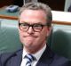 Christopher Pyne has been labelled a 'menace' by a Coalition backbencher for coveting Marise Payne's job.