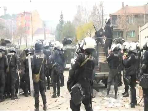 Streetfight in Mitrovica March 2008