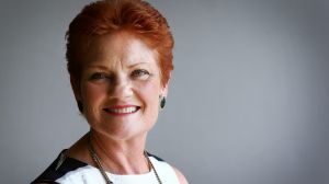 Senator Pauline Hanson.