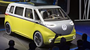 The Volkswagen I.D. Buzz concept was one of the stars of the show.
