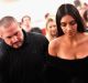 Kim Kardashian West with bodyguard Pascal Duvier in Paris on September 30, 2016, one week before the heist. 