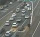 The Warringah Freeway, approaching the Sydney Harbour Tunnel looking south towards the city.