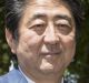 Japanese Prime Minister Shinzo Abe is greeted by the Australian Prime Minister Malcom Turnbull on arrival at Kirribilli ...