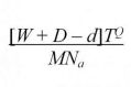 The Blue Monday formula. W = weather, T = time since Christmas, D = debt.