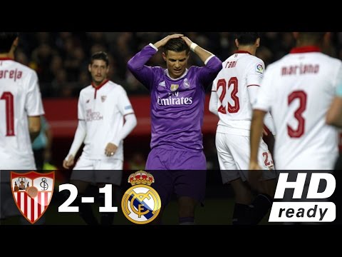 Sevilla vs Real Madrid 2-1 - All Goals & Extended Highlights - La Liga 15/01/2017 HD