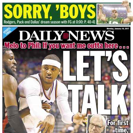 Carmelo Anthony, angered by story from a Phil Jackdon confidante that suggest his Knick days should end, lets loose after loss in Toronto.