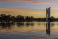 Sunset at Lake Burley Griffin.