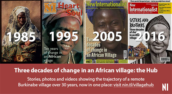 Three decades of change in an African village: the hub