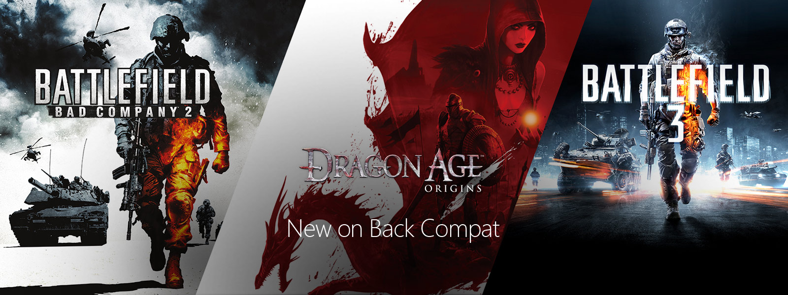 dragon age origins and battlefield 3 on Backward Compatibility