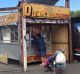 The Olympic Doughnuts shop at Footscray Station. 