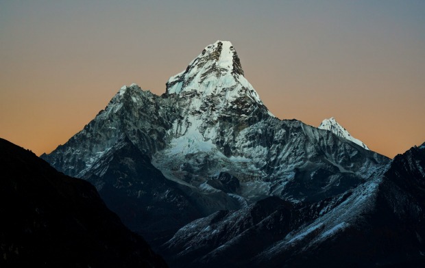 "Mother's Embrace" Photo of Ama Dablam taken from the village of Mongla, Nepal.  Mongla sits on a narrow ridge at a ...