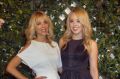 Marla Maples and Tiffany Trump pose at the Just Drew fashion presentation of designer Andrew Warren  at Metropolitan ...