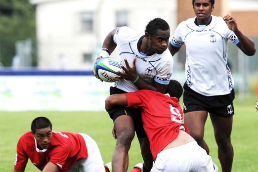 Fiji play Tonga in rugby.