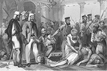 British soldiers looting Qaisar Bagh Lucknow.jpg