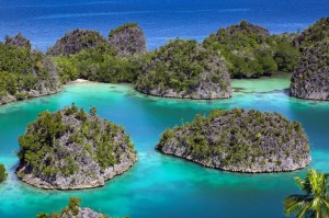 Explore by kayak: Raja Ampat islands, West Papua.