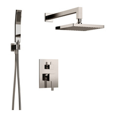 Inolav - Holden Shower Set, Brushed Nickel - Showerheads And Body Sprays