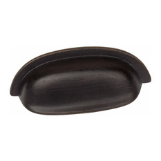 GlideRite Hardware - Bin Pull, Oil Rubbed Bronze, 2.5" - Cabinet And Drawer Handle Pulls