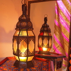 Filagree Moroccan Lamp - Table Lamps