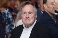 Former US president George H.W. Bush is recovering in a Houston hospital.