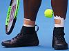 What’s with Serena’s shoes?