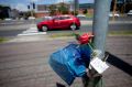 Flowers were left at notorious zebra crossing in Wantirna.