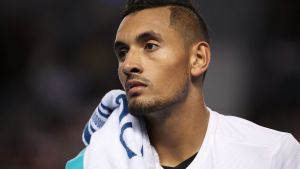 Time for a break: Nick Kyrgios.