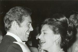 Original filed 1967. Princess Margaret dancing with her husband Lord Snowdon at a Canadian Ball