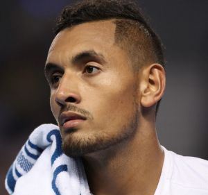 Time for a break: Nick Kyrgios.