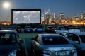 The new Backlot Rooftop Drive-in Cinema in Docklands.