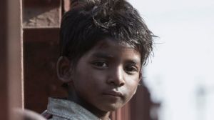 Lost as a boy: Sunny Pawar in <i>Lion</i>.