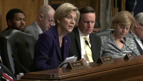 Elizabeth Warren challenges Trump's pick for U.S. Education Secretary ORIG TC_00004320