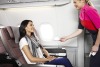 Qantas A380 aircraft Premium economy cabin.