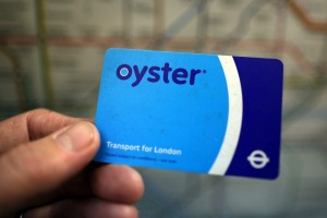 The Oyster card can be used on buses and on the tube.