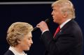 Fit to fight? Hillary Clinton and Donald Trump.