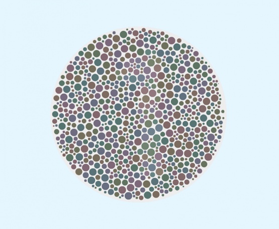 alpha blue no number ishihara test