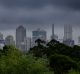 Sydney skyline: break in the hot weather.