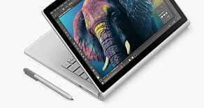 Surface Book with stylist.