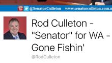 Former senator Rod Culleton has updated his Facebook page.