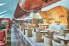 The new Emirates business class lounge at Dubai International Airport.