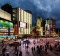 Ximen Station, Ximending, Taipei, October 2016;Taken from level 2 of the Red House just after sunset. Love this area of ...