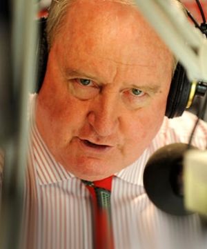 Conservative radio host Alan Jones, not holding back.